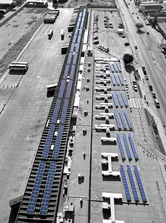 Central de Autobuses TRC — instalación solar en Torreón, Coahuila