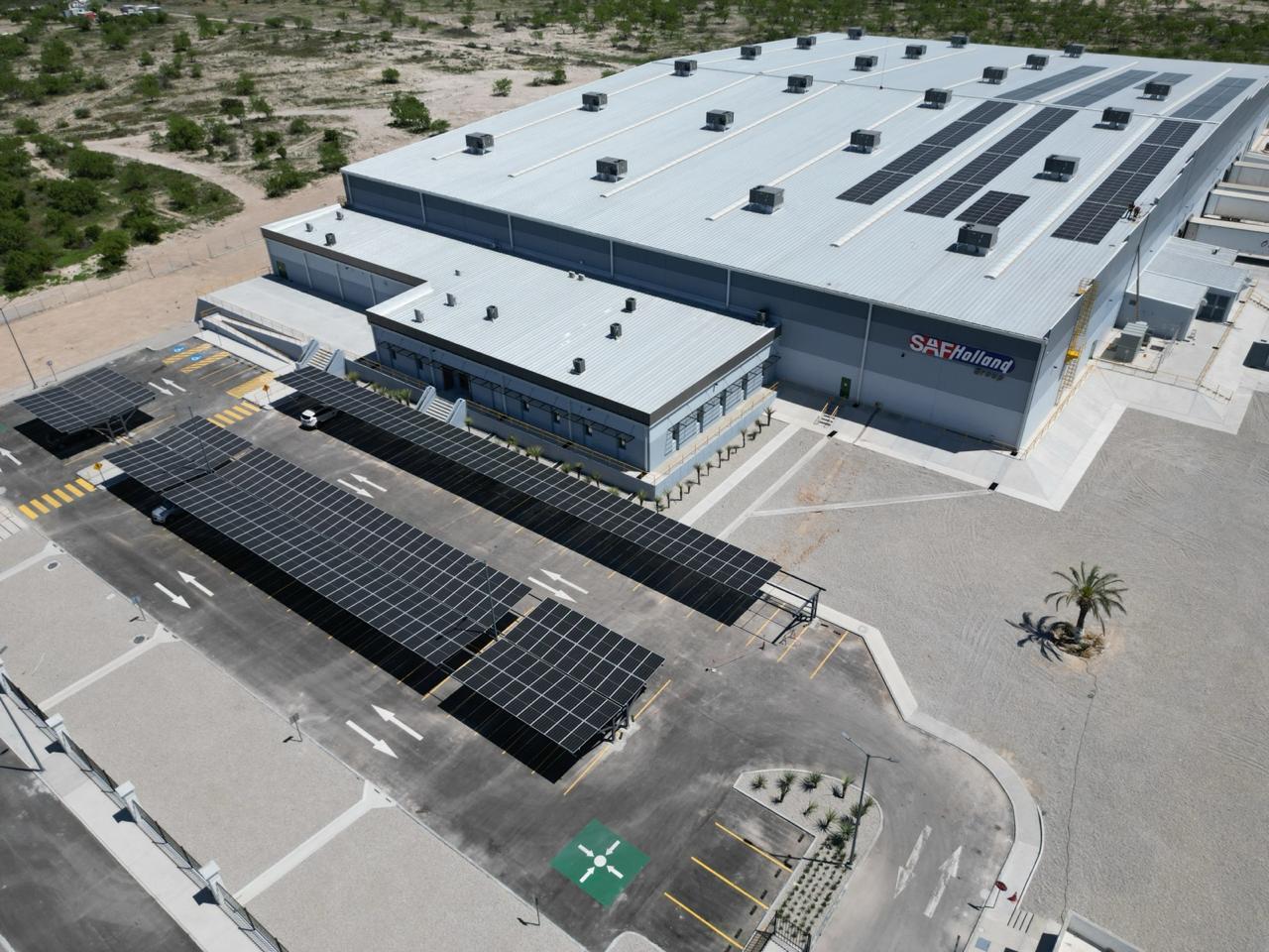 SAF Holland — instalación solar en Piedras Negras, Coahuila